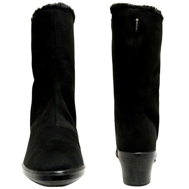 ウィンターブーツ レディース TOP DRY TDY3201 トップドライ ブラック ライトグレー 22.0~25.0cm スノーブーツ レインブーツ レインシューズ ショートブーツ GORE-TEX ゴアテックス 防水 防滑ソール 幅広 3E 日本製 女性 婦人 made in japan