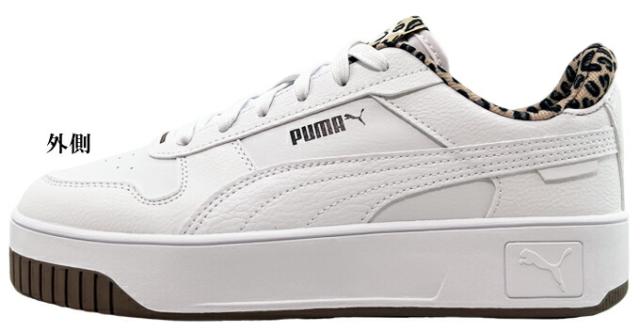 スニーカー レディース プーマ キャリーナ ストリート レオ 2 402491 01 23.0~25.0cm PUMA Carina Street LEO 2 レオパード柄 豹柄 厚底 タウン履き 普段履き カジュアル ストリート スポーティ 送料無料 女性 婦人 通勤 学生 通学