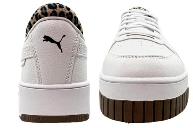 スニーカー レディース プーマ キャリーナ ストリート レオ 2 402491 01 23.0~25.0cm PUMA Carina Street LEO 2 レオパード柄 豹柄 厚底 タウン履き 普段履き カジュアル ストリート スポーティ 送料無料 女性 婦人 通勤 学生 通学