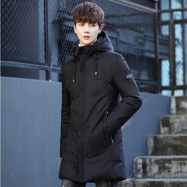 メンズ ダウンジャケット メンズ 防寒服 アウター ベンチコート 軽量 ダウンパーカー 冬服新作 アヒル毛羽 ダウンコート フード付き アウター Apni Or Id