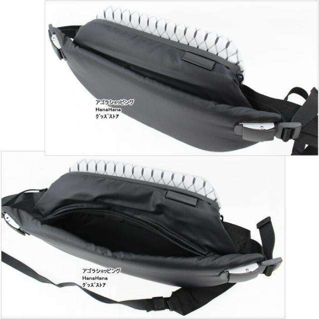 コート・エ・シエル バッグ 28721 cote&ciel Isarau Mimas Black Grey ボディバッグ ワンショルダー ウエストバッグ　ag-1548 コート・エ・シエル バッグ 28721 cote&ciel Isarau Mimas Black Grey