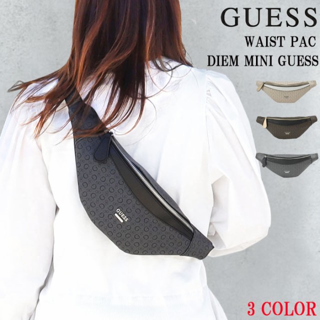 web限定セール DIEM モノグラム SV715280 バッグ ゲス MINI ウエスト GUESS バッグ