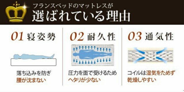 新作好評 フランスベッド製キャスター付き折りたたみベット 日本の通販はau PAY マーケット - isサポート|商品ロット パンテオンN-71B シングル マットレスセット マルチラススーパースプリング使用 人気本物保証