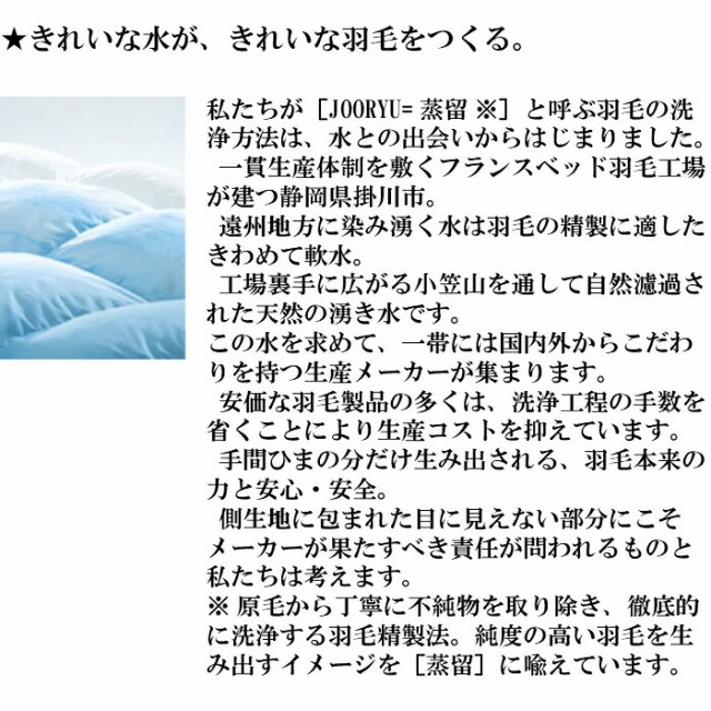 ックダウン 送料無料 ホワイトダックダウン90% 高衛生羽毛 制菌加工(の通販はau PAY マーケット - isサポート|商品ロット フランスベッド 羽毛布団 オールシーズンタイプ AS-90NJ クィーン ルト・