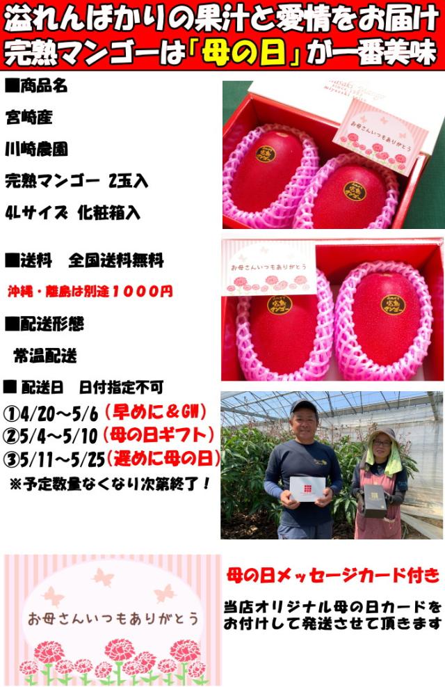 宮崎完熟マンゴースペック
