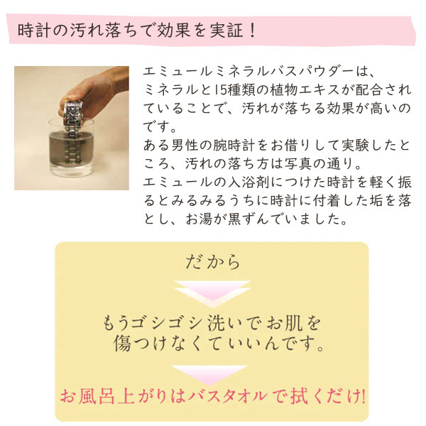 時計の汚れ落ちで効果を実証