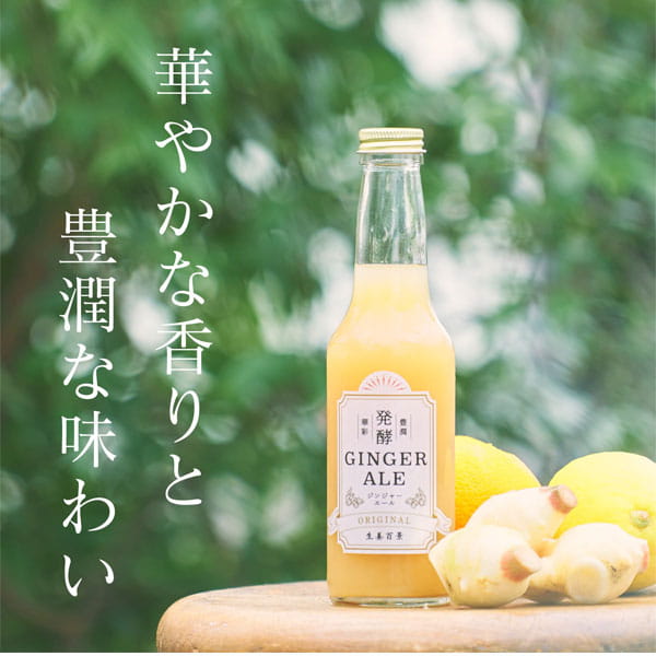 爽やかな香りと豊潤な味わい。後藤製菓の発酵ジンジャーエール