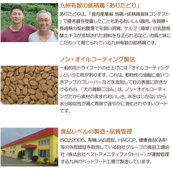 食品へのこだわり