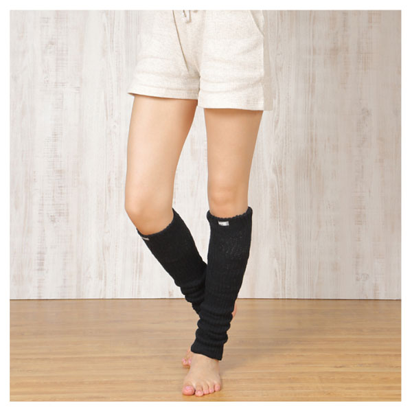 IFMC.レッグウォーマー着用イメージ(ブラック)