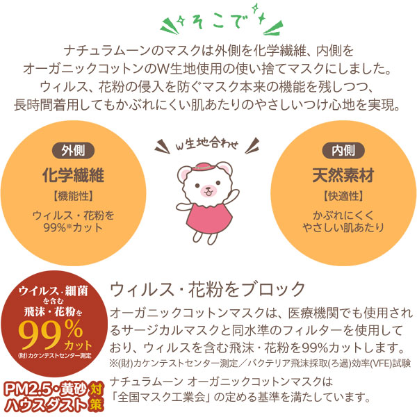 不織布とコットン