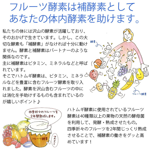 お腹から広がるキレイ、キーワードはお掃除!悩みの原因はお腹から来ていませんか?ハトムギ酵素はお腹の中から考えます