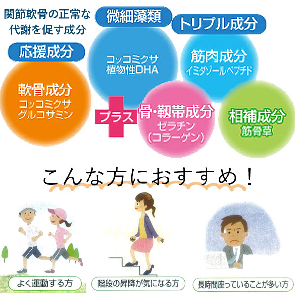 ひざガードグルコサミンサプリメント