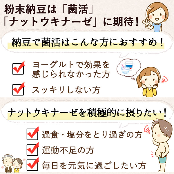 ナットウキナーゼを手軽に！