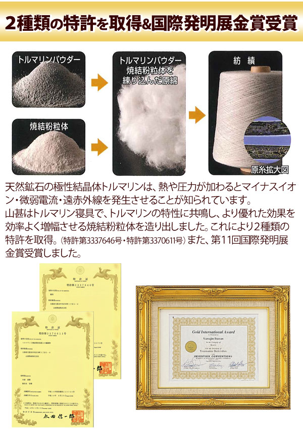 2種類の特許を取得!国際発明展金賞受賞