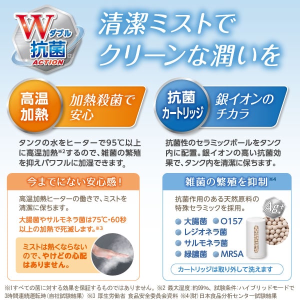 ダブル抗菌!清潔ミストでクリーンな潤いを