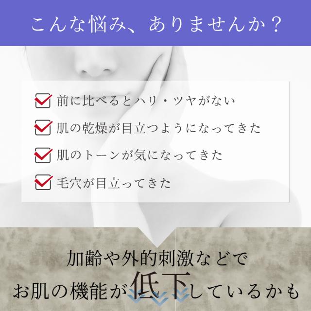 お悩み ハリ ツヤ 乾燥 肌トーン 毛穴