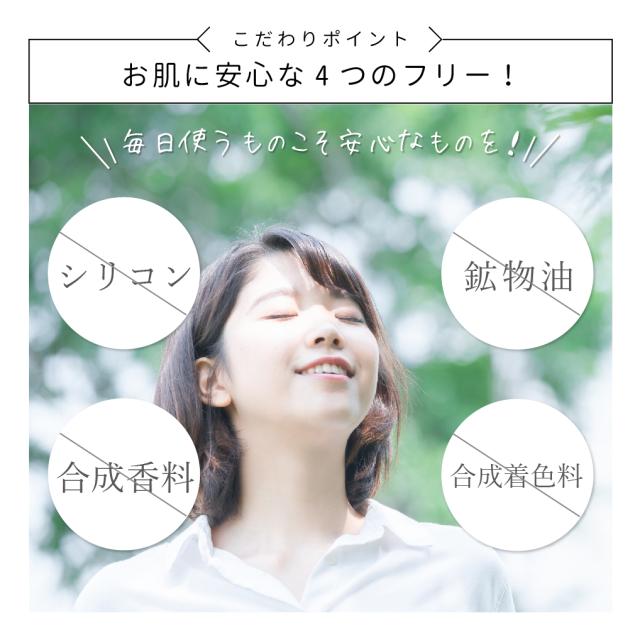 こだわりポイント3　4つのフリー　安心