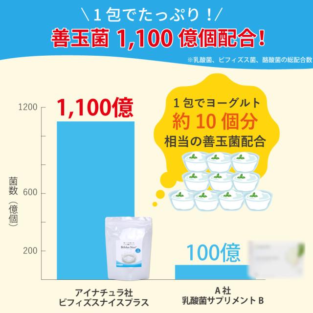 一包　善玉菌　1100億個