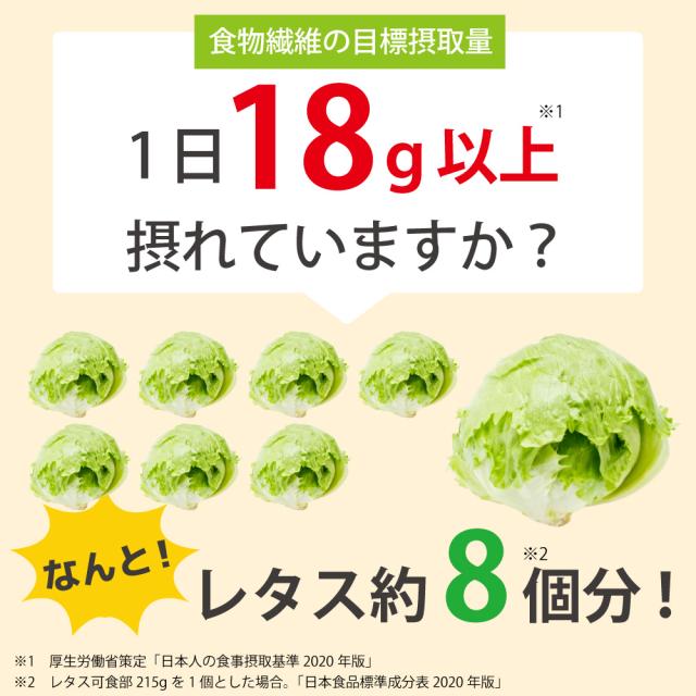 食物繊維　摂取量