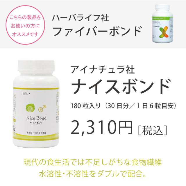 食物繊維　ナイスボンド　アイナチュラ