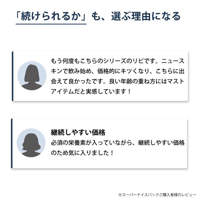 お客様の声　続けやすさ
