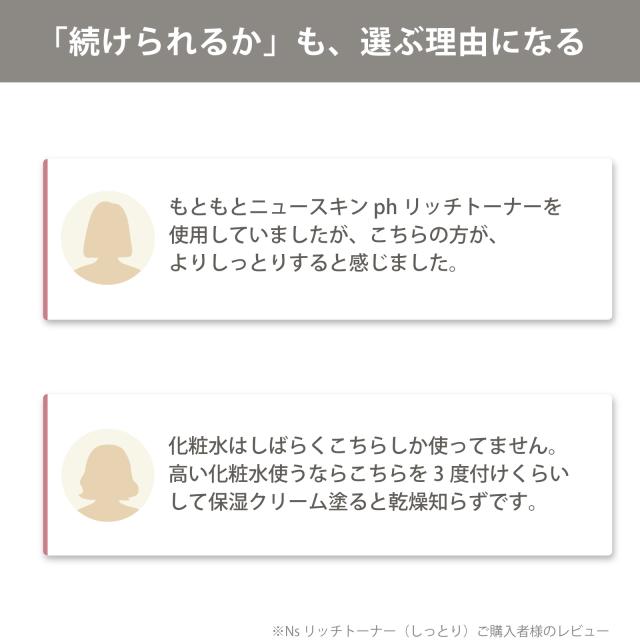 レビュー　アイナチュラ　リッチトーナー