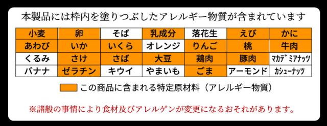 アレルギー表記