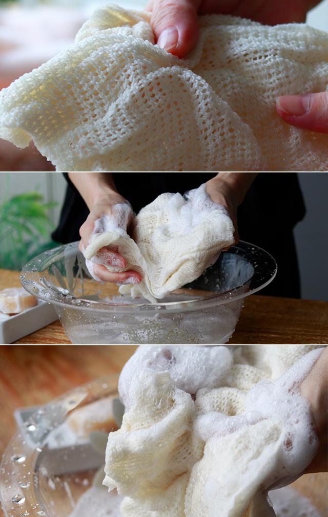 麻ボディタオル