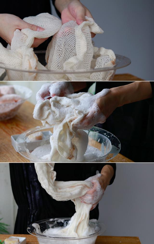 麻ボディタオル