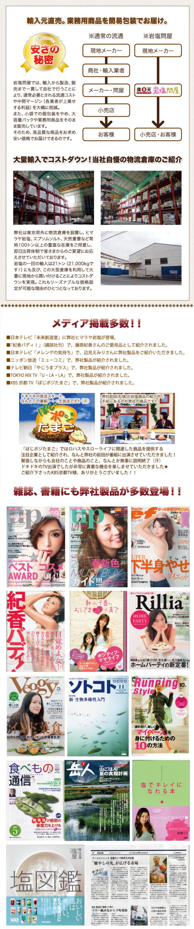 岩塩問屋メディア掲載