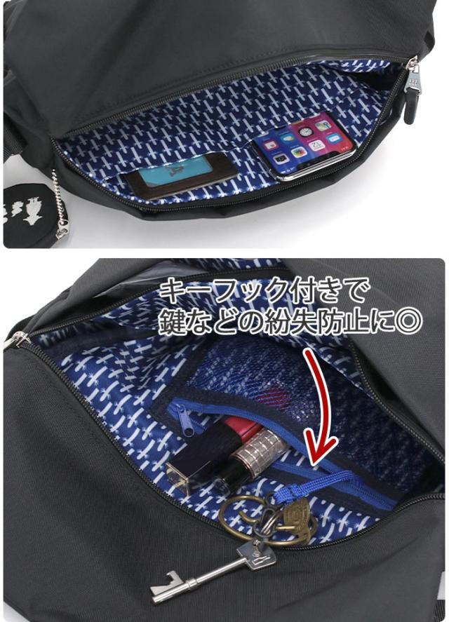 ショルダーバッグ サブバッグ MOOMIN ムーミン ミイ リトルミイ ニョロニョロ スナフキン 口折れ フラップ 肩掛け 斜め掛け A5 4.5L レディース メンズ RMNK-02