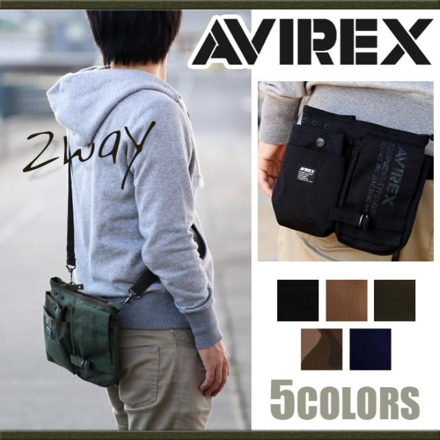 ウエストバッグ AVIREX EAGLE アヴィレックス ショルダーバッグ ヒップバッグ AVX342L