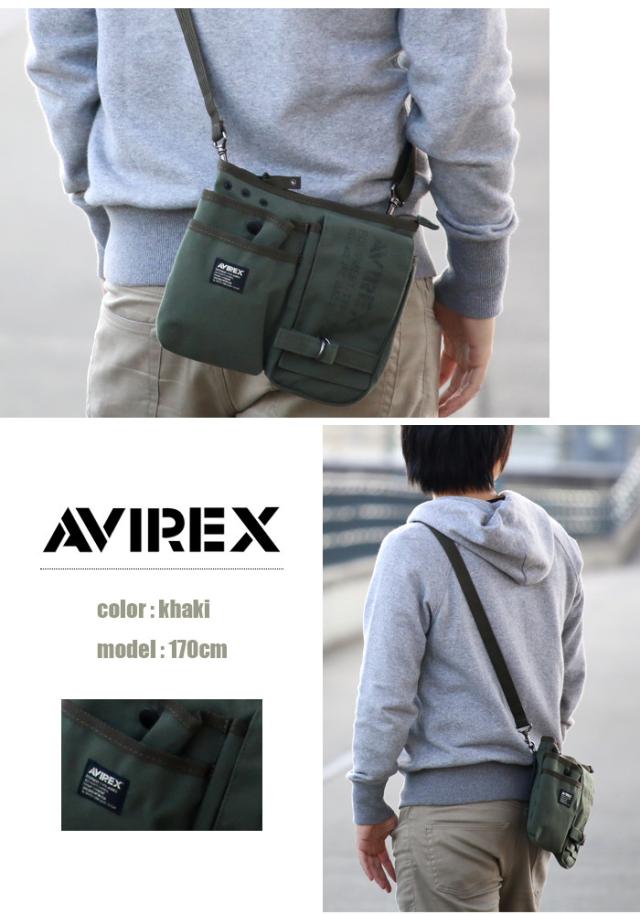 ウエストバッグ AVIREX EAGLE アヴィレックス ショルダーバッグ ヒップバッグ AVX342L