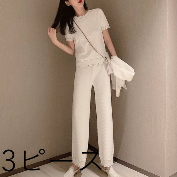 限定価格セール 2タイプ セットアップ アウター トップス パンツ ワンピース レディース ロング丈 ショート丈 半袖 ラウンドネック ポケット付き 装飾 お洒落無限大 Centroprofesorjuanbosch Com