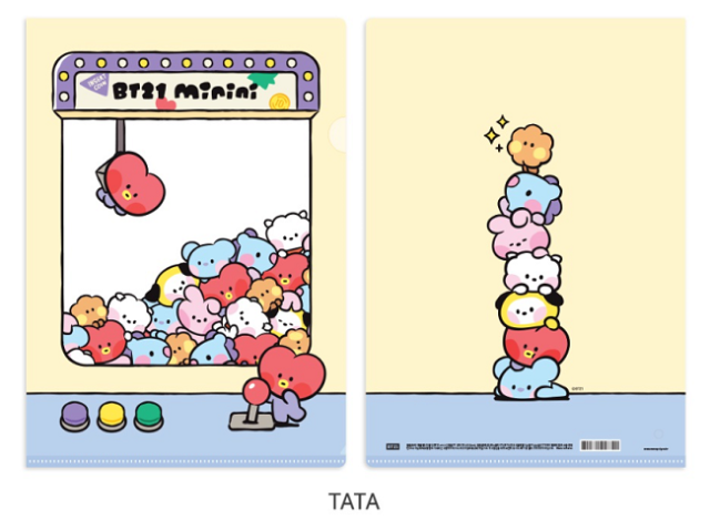 BTS公式グッズ☆BT21 【PHOTO L HOLDER + 3 COLOR BALL PEN】☆2