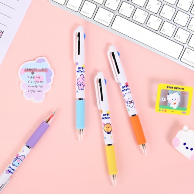 BTS公式グッズ☆BT21 【PHOTO L HOLDER + 3 COLOR BALL PEN】☆2