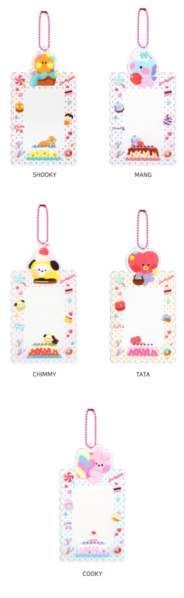 BTS公式グッズ☆BT21 PHOTO HOLDER SWEETIE ☆ 防弾少年団バンタン