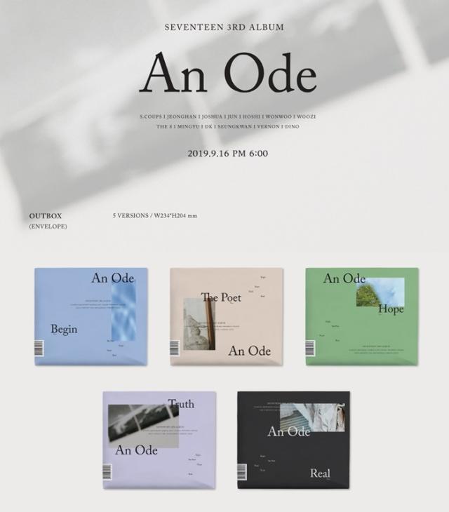 An Ode CDアルバム トレカetcセット SEVENTEEN AN ODE 正規3集 CD アルバム バージョンランダム