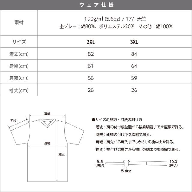 VネックTシャツ
