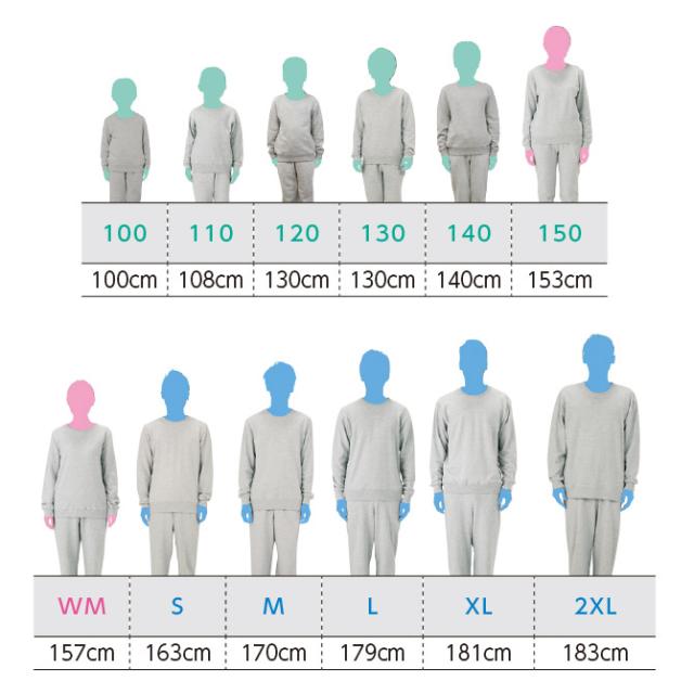 クルーネックライトトレーナー