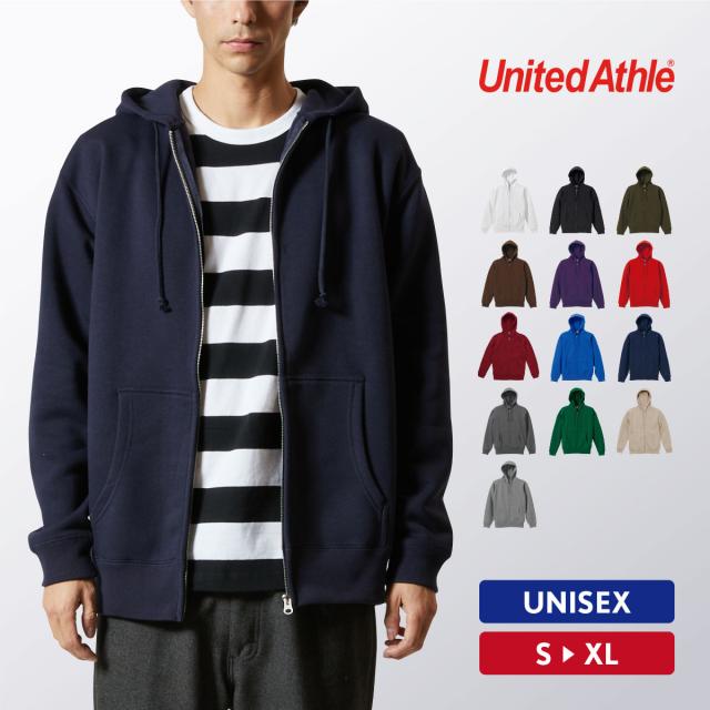 T/Cスウェットフルジップパーカ(裏起毛)