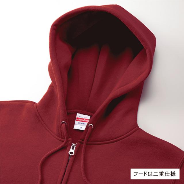 T/Cスウェットフルジップパーカ(裏起毛)