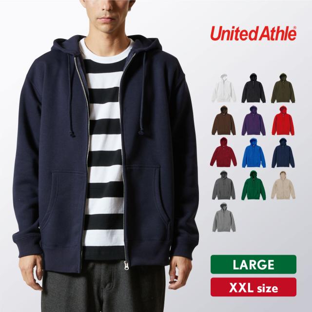 T/Cスウェットフルジップパーカ(裏起毛)