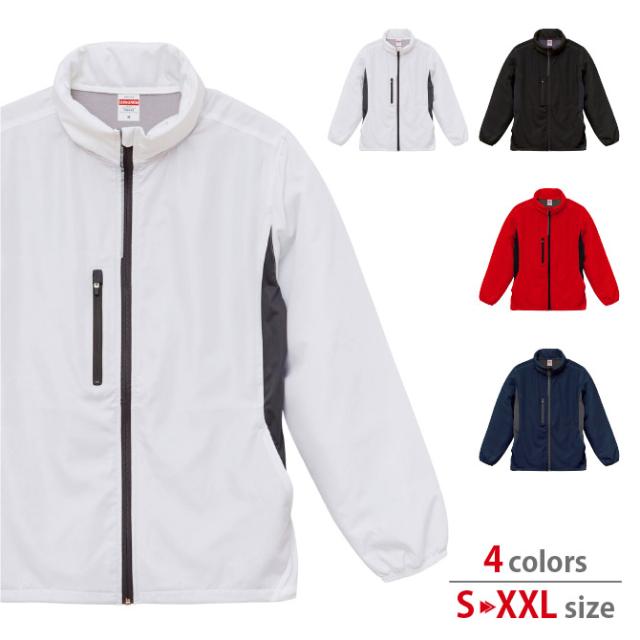 マイクロリップストップ フードイン ジャケット (裏フリース)