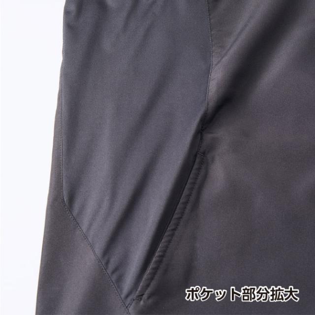 マイクロリップストップ フードイン ジャケット (裏フリース)