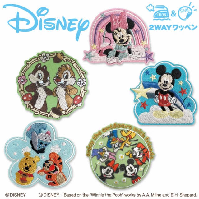 ワッペン 『ディズニーワッペン ミッキー・ミニー MY336