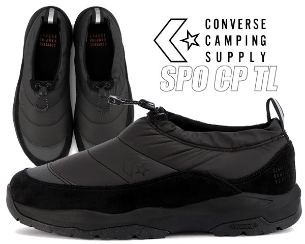 【コンバース キャンピングサプライ エスピーオー シーピー ティーエル】CONVERSE CAMPING SUPPLY SPO CP TL BLACK  34201081 ブラック ウ｜au PAY マーケット