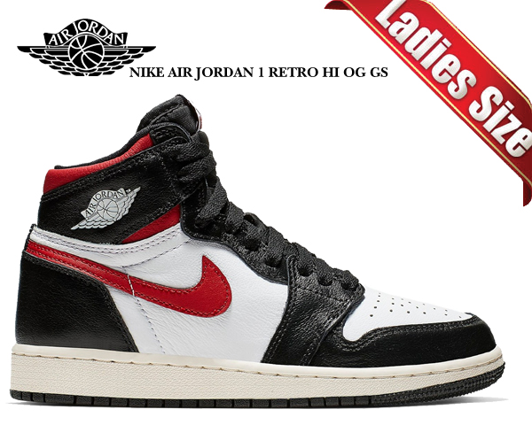 スニーカー Retro Hi Air Nike Og Jordan レディース Red White Sail ナイキ エアジョーダン 1 ハイ Og Gs 061 通販 1 Black Gym Gs Www Ventacity Com