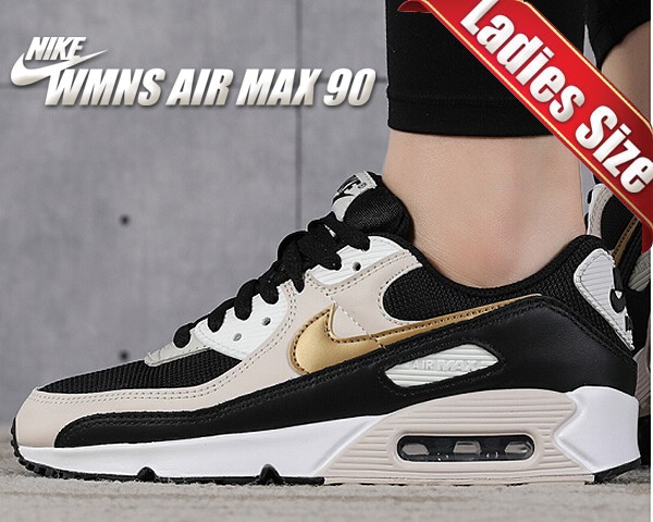 Max ナイキ ウィメンズ エアマックス 90 Air 90 メタリッ Gold 通販 ブラック スニーカー Db9578 001 Nike Wmns レディース Black Metallic Www Ventacity Com