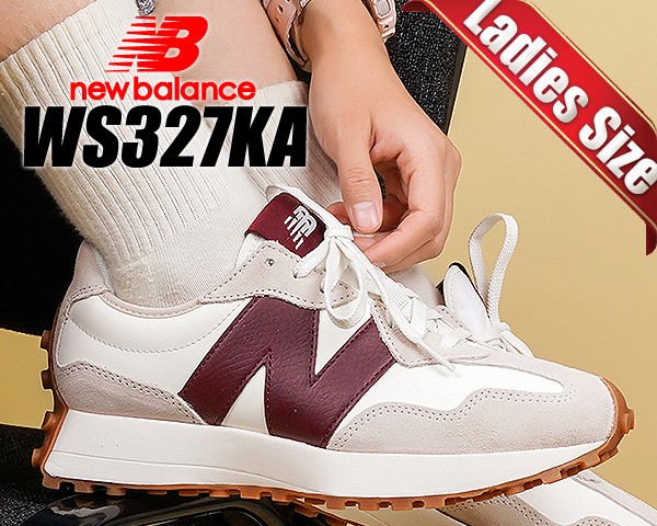 NEW BALANCE WS327FA width B Black Fig ニューバランス ウィメンズ